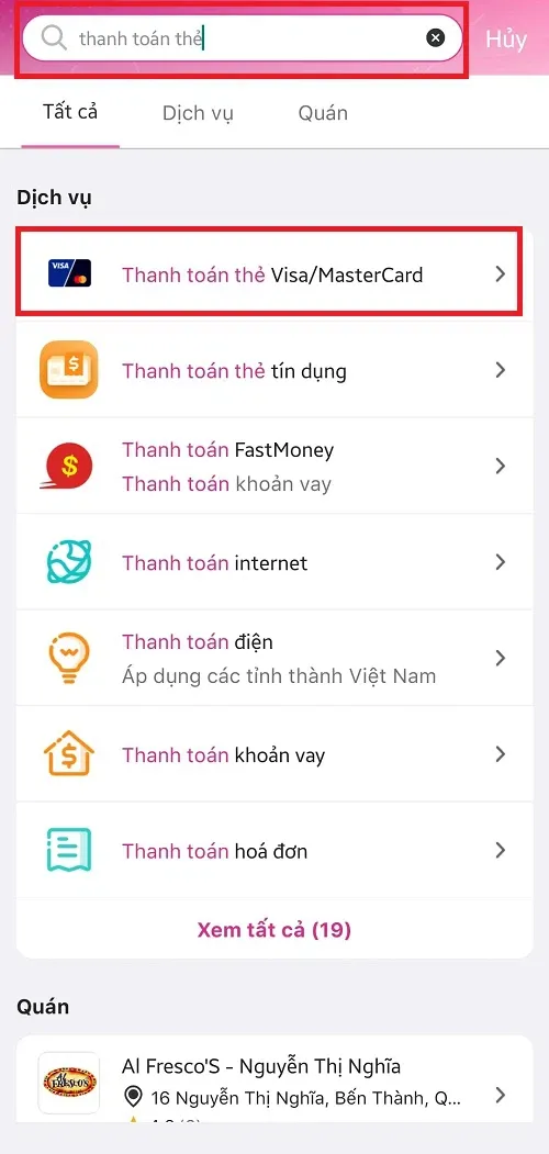 Hướng dẫn thanh toán thẻ tín dụng qua MoMo cực đơn giản