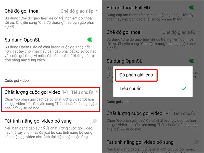 Hướng dẫn thay đổi chất lượng cuộc gọi video trên ứng dụng LINE vô cùng đơn giản