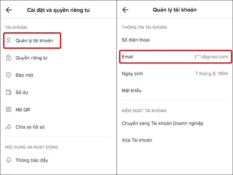 Hướng dẫn thay đổi địa chỉ email trên TikTok cực nhanh