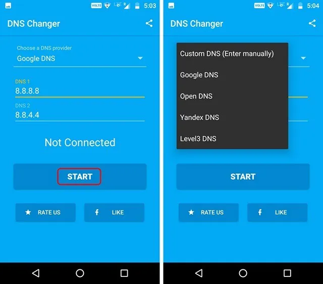 Hướng dẫn thay đổi DNS cache để khắc phục lỗi kết nối trên thiết bị Android