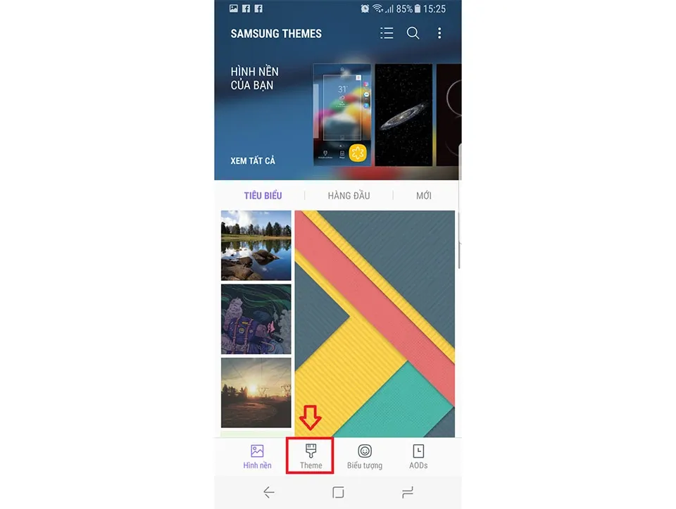 Hướng dẫn thay đổi giao diện, theme của Samsung Galaxy S8