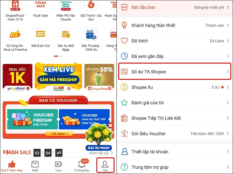 Hướng dẫn thay đổi mã PIN Số dư Tài khoản Shopee cực đơn giản