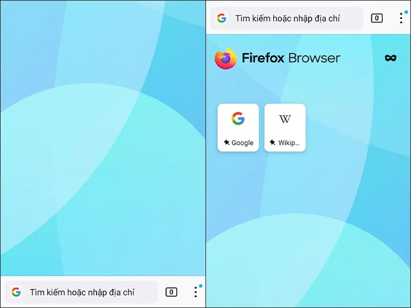 Hướng dẫn thay đổi vị trí thanh tìm kiếm trên trình duyệt FireFox cực dễ