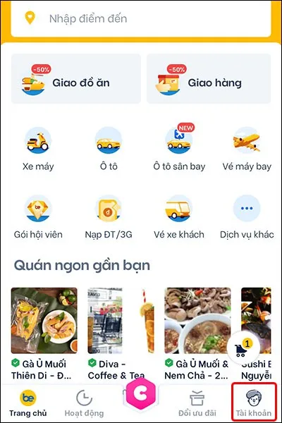 Hướng dẫn thêm liên hệ khẩn cấp trên ứng dụng Be, đảm bảo an toàn cho chuyến đi của bạn