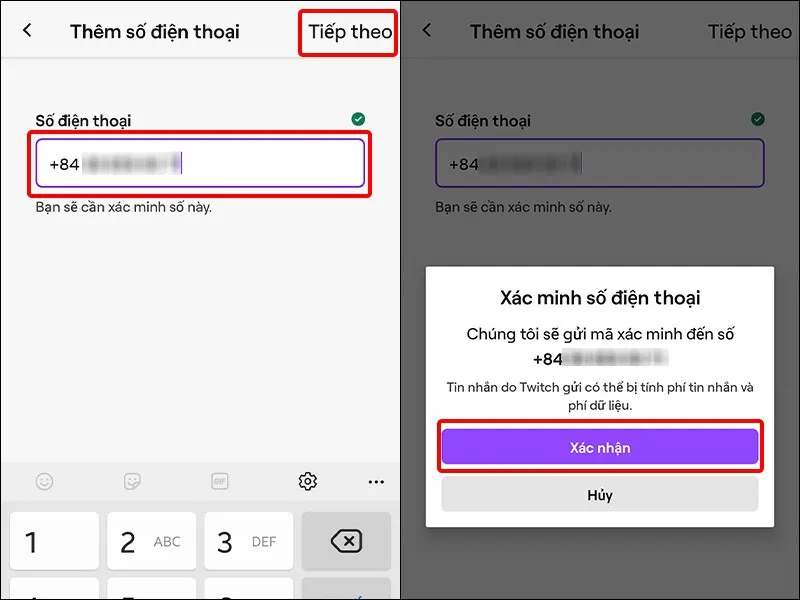 Hướng dẫn thêm số điện thoại vào tài khoản Twitch một cách đơn giản