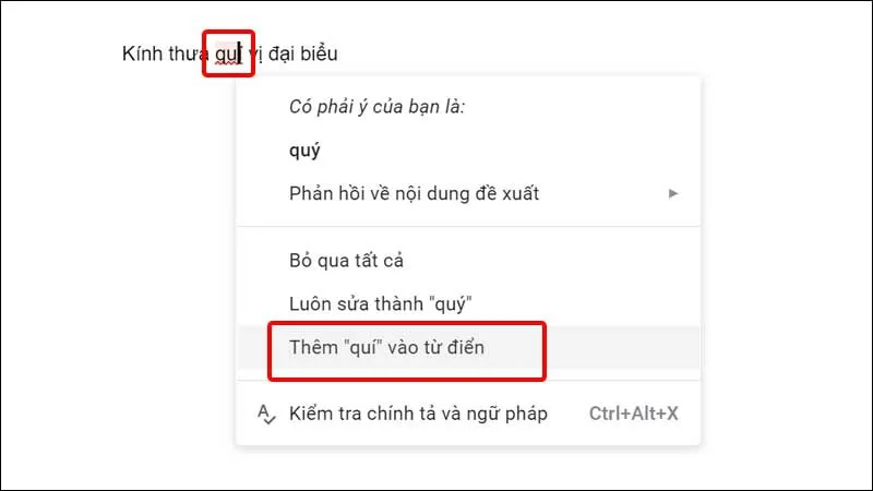 Hướng dẫn thêm và xóa từ trong từ điển Google Docs một cách nhanh chóng