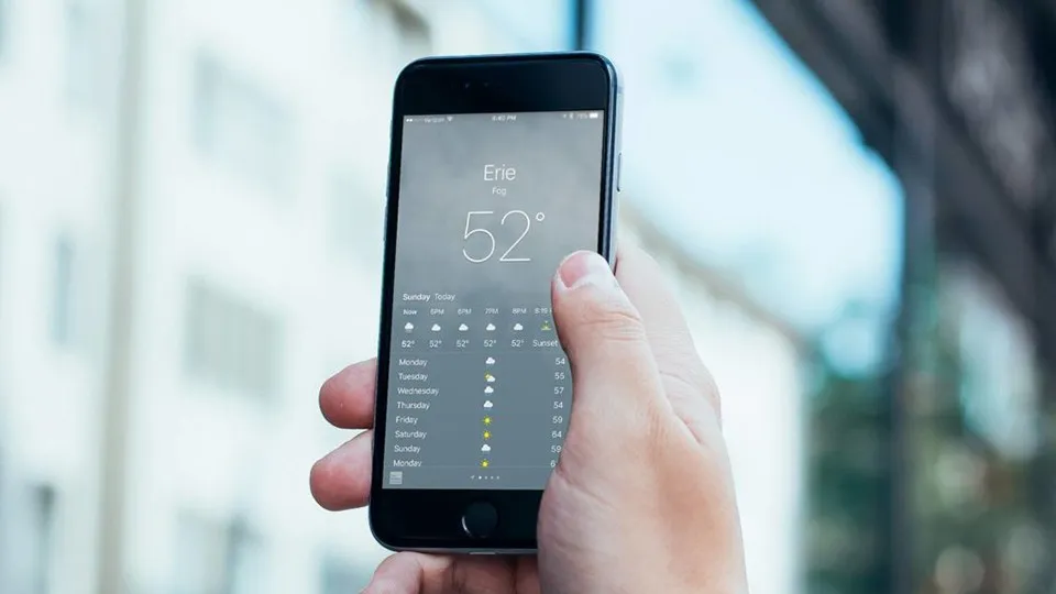 [Hướng dẫn] Theo dõi thời tiết ở bất cứ đâu nhanh chóng trên iPhone