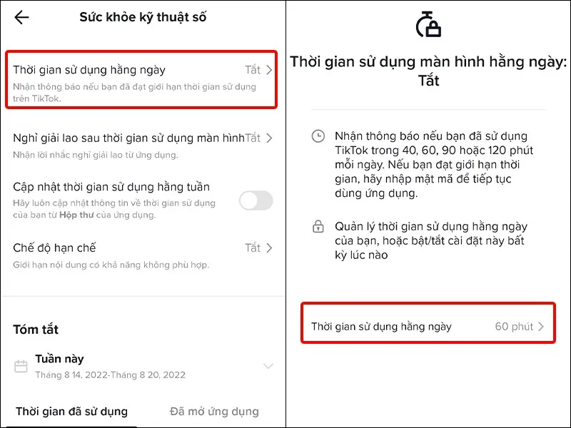 Hướng dẫn thiết lập giới hạn thời gian sử dụng TikTok cực đơn giản