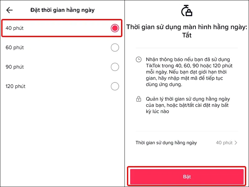Hướng dẫn thiết lập giới hạn thời gian sử dụng TikTok cực đơn giản
