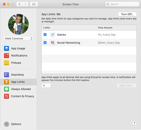 Hướng dẫn thiết lập Screen Time trên macOS Catalina