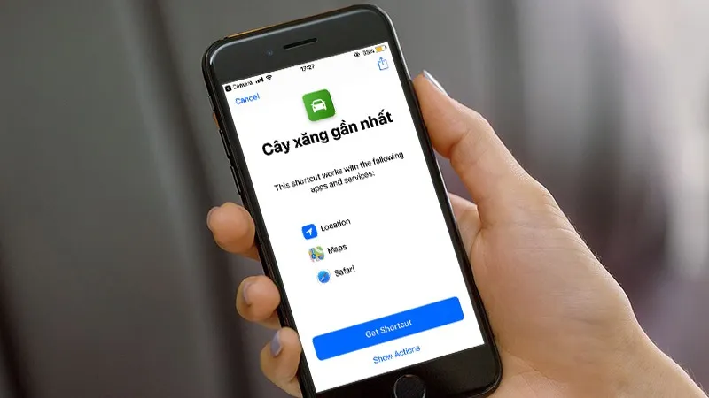 [Hướng dẫn] Tìm cây xăng gần bạn nhất trên iPhone bằng Siri Shortcuts