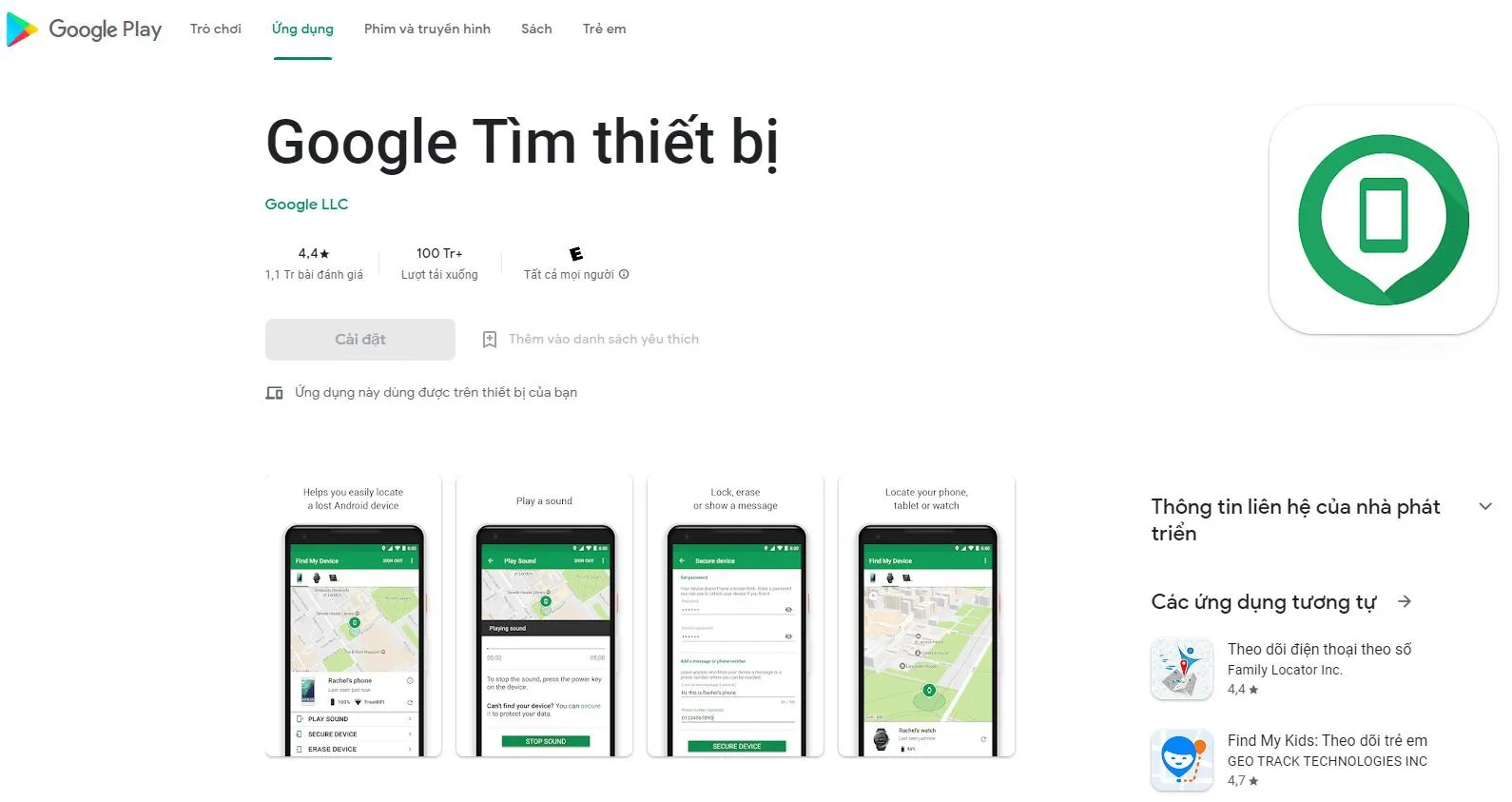 Hướng dẫn tìm điện thoại Android bị mất với Google Find My Device