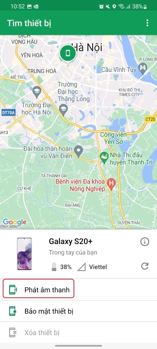 Hướng dẫn tìm điện thoại Android bị mất với Google Find My Device