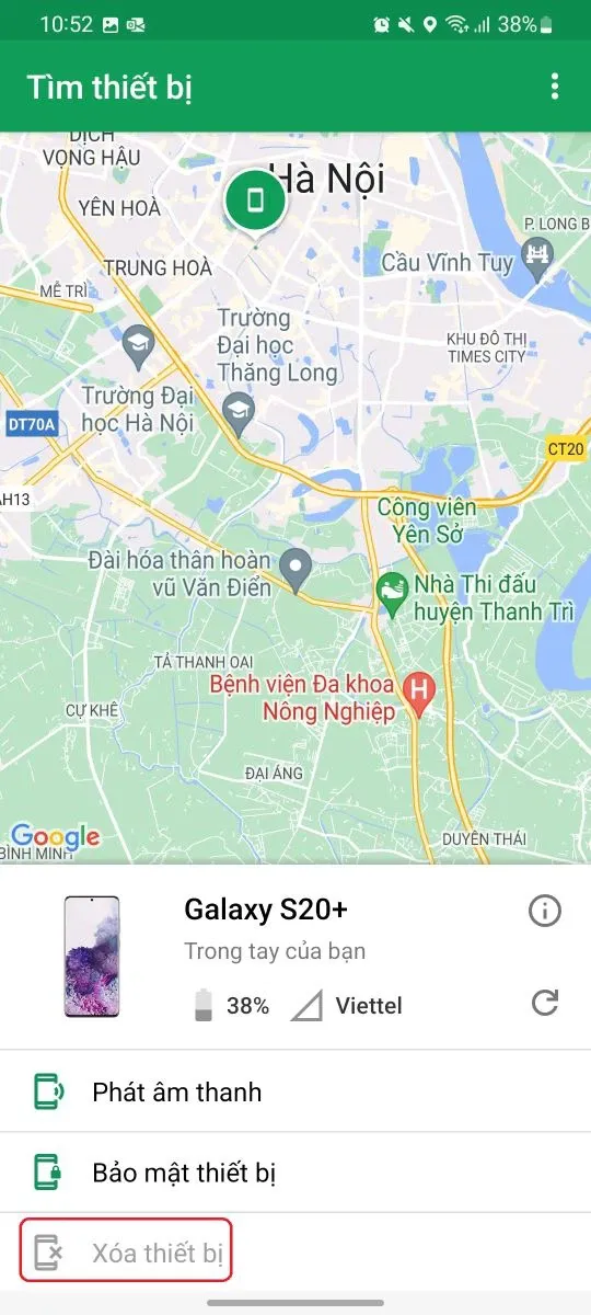 Hướng dẫn tìm điện thoại Android bị mất với Google Find My Device