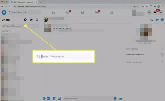 Hướng dẫn tìm tin nhắn trong Facebook Messenger nhanh chóng