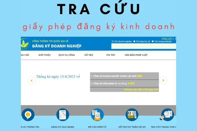 Hướng dẫn tra cứu giấy phép kinh doanh online nhanh và chuẩn xác nhất không phải ai cũng biết