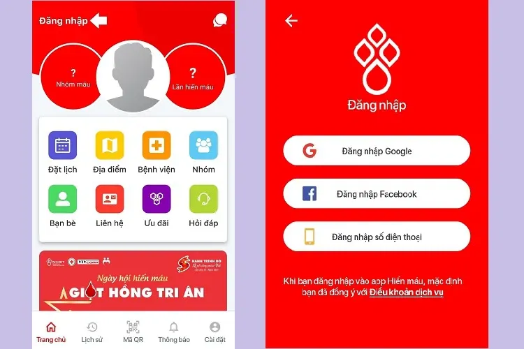 Hướng dẫn tra cứu thông tin hiến máu online trên app Hiến máu nhanh chóng và chuẩn xác