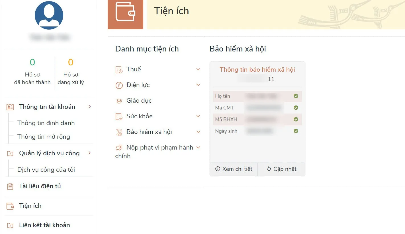 Hướng dẫn tra cứu thông tin trên cơ sở dữ liệu quốc gia về dân cư chi tiết, đầy đủ nhất