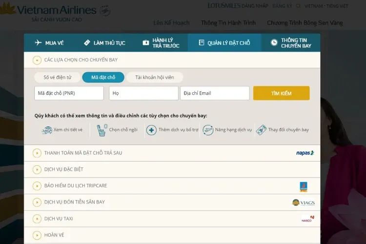 Hướng dẫn tra cứu vé máy bay Vietnam Airlines và kiểm tra code chính xác nhất