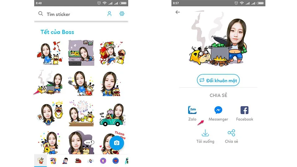 [Hướng dẫn] Tự tạo Sticker chúc Tết độc đáo trên Facebook và Zalo bằng ảnh cá nhân!