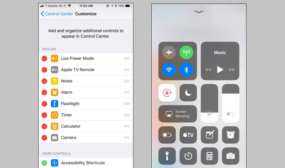 [Hướng dẫn] Tùy biến Control Center trên iOS 11 cho iPhone/iPad