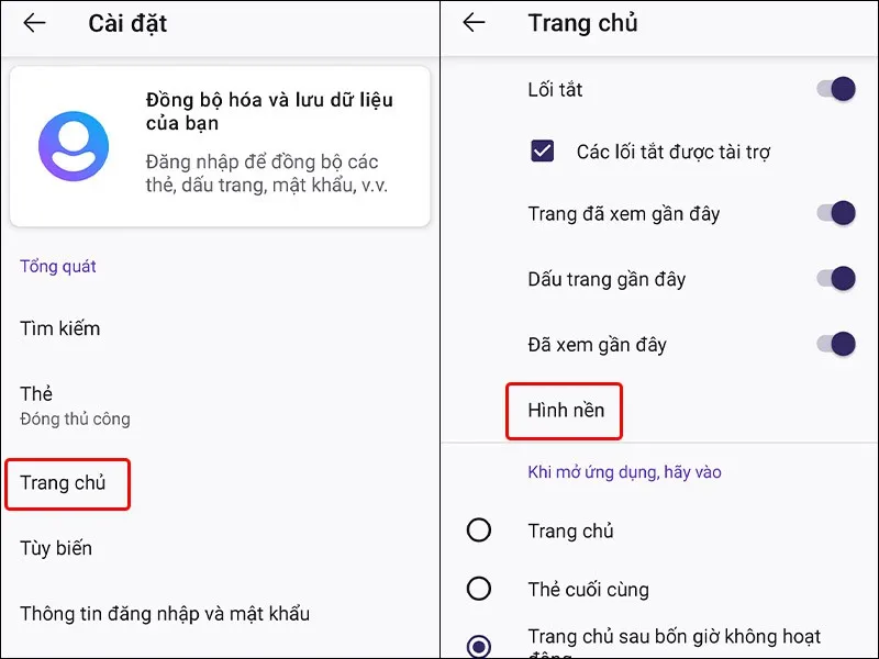 Hướng dẫn tùy chỉnh hình nền trang chủ FireFox trên điện thoại cực dễ