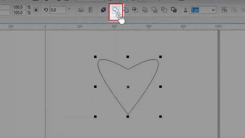 Hướng dẫn vẽ hình trái tim trong Corel chi tiết, dễ hiểu nhất