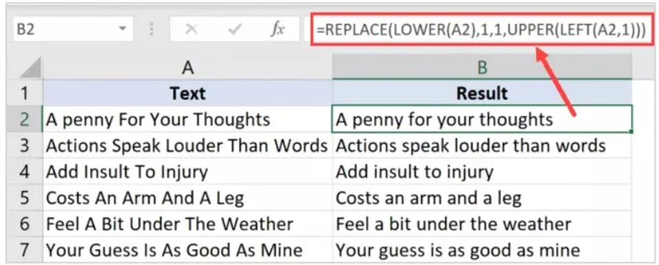 Hướng dẫn viết hoa chữ cái đầu trong Excel nhanh chóng và đơn giản