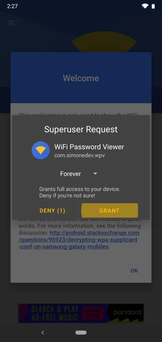 Hướng dẫn xem mật khẩu của danh sách mạng Wi-Fi mà bạn đã từng kết nối thiết bị Android vào