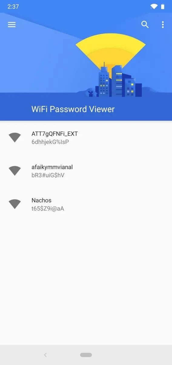 Hướng dẫn xem mật khẩu của danh sách mạng Wi-Fi mà bạn đã từng kết nối thiết bị Android vào
