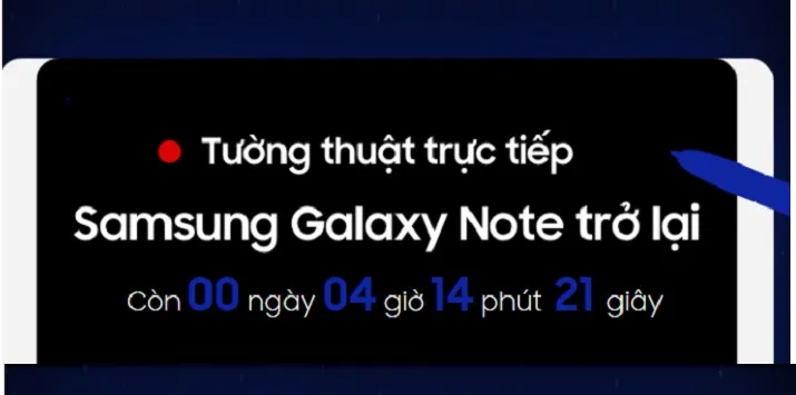 Hướng dẫn xem trực tiếp sự kiện ra mắt Galaxy Note 8