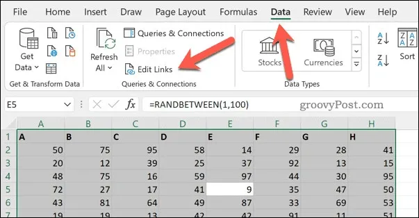 Hướng dẫn xóa các liên kết trong Excel có thể bạn chưa biết