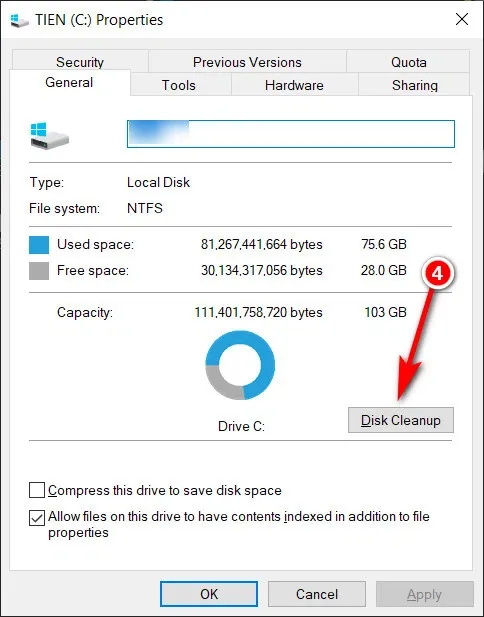 Hướng dẫn xóa file rác, file tạm Temporary Files trên Windows 10 dễ dàng