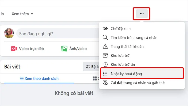 Hướng dẫn xóa lịch sử video đã xem trên Facebook cực đơn giản