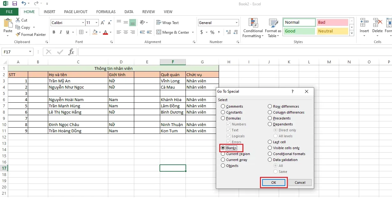 Hướng dẫn xóa ô trong Excel đơn giản, nhanh chóng