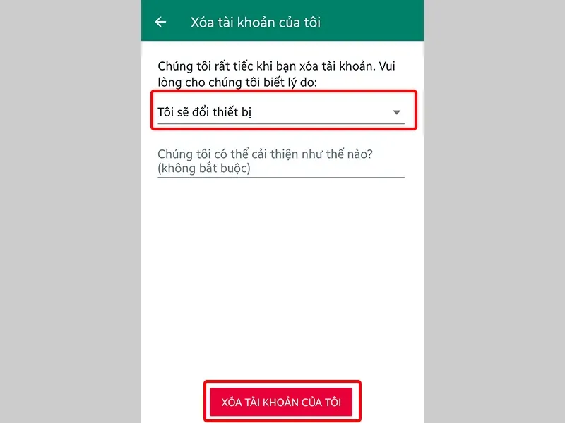 Hướng dẫn xóa tài khoản WhatsApp một cách đơn giản và nhanh chóng