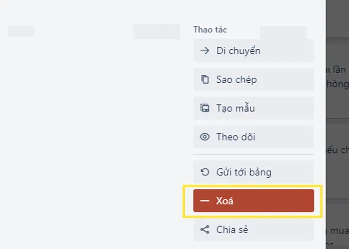 Hướng dẫn xóa thẻ trong Trello cho PC lẫn mobile đơn giản