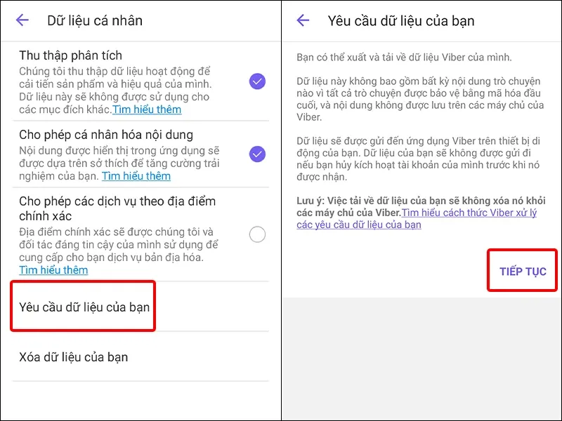 Hướng dẫn xuất toàn bộ dữ liệu cá nhân trên Viber đơn giản, nhanh chóng