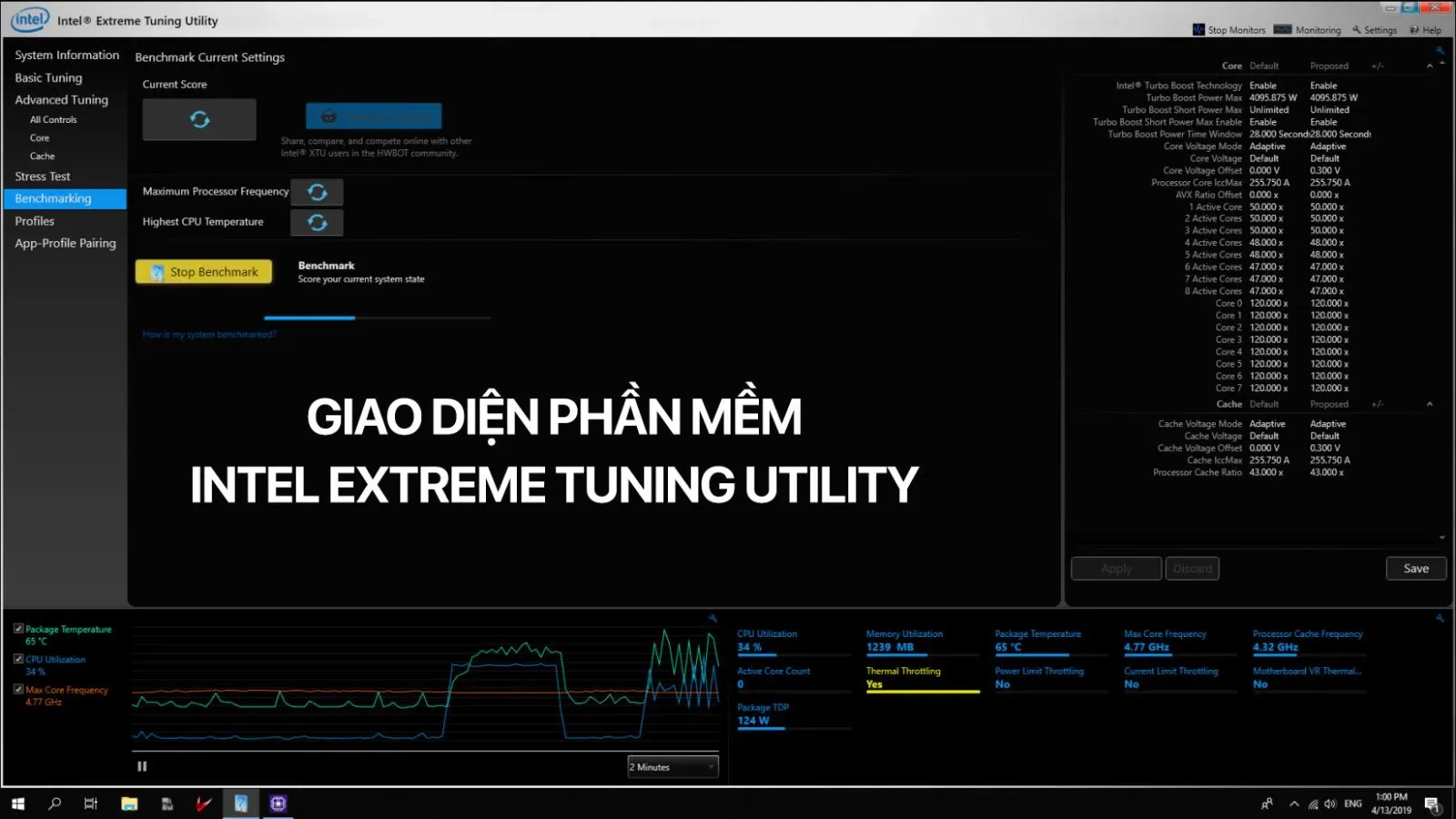 Intel Extreme Tuning Utility là gì? Hướng dẫn chi tiết dùng Intel XTU để ép xung