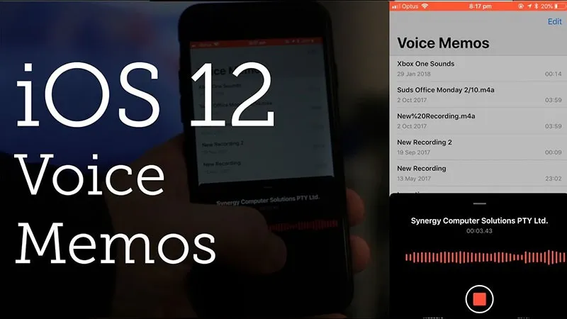 iOS 12: Cách cài đặt xóa tự động file ghi âm trong Voice Memos