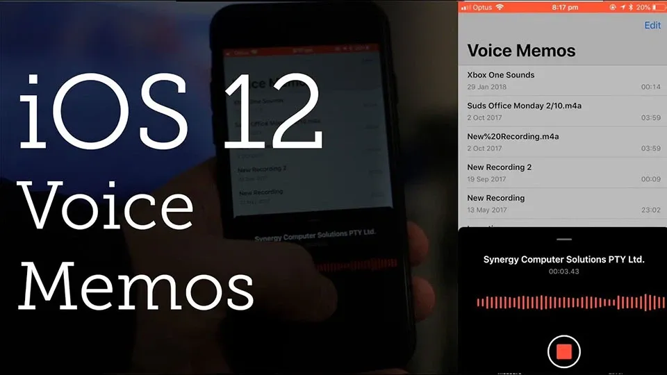 iOS 12: Cách cài đặt xóa tự động file ghi âm trong Voice Memos