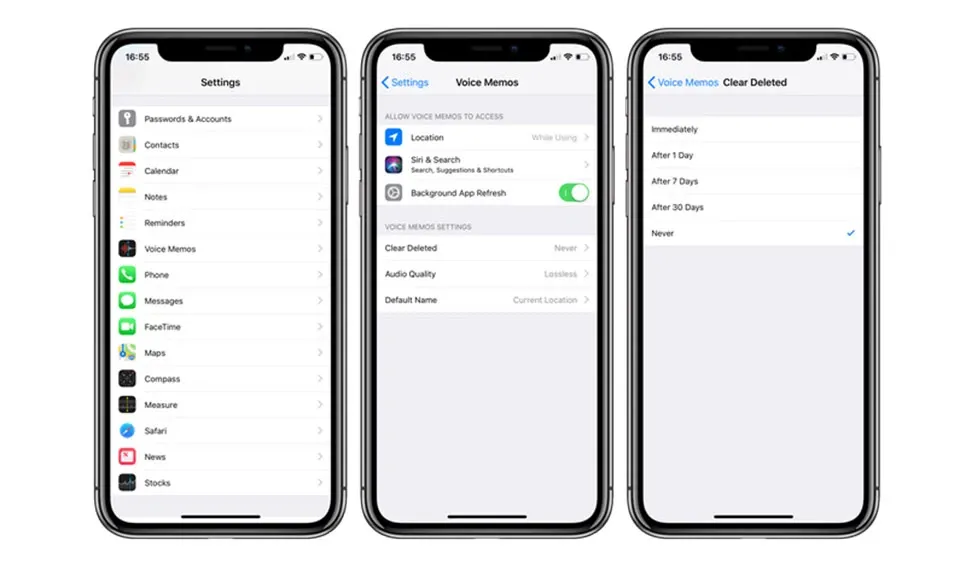 iOS 12: Cách cài đặt xóa tự động file ghi âm trong Voice Memos