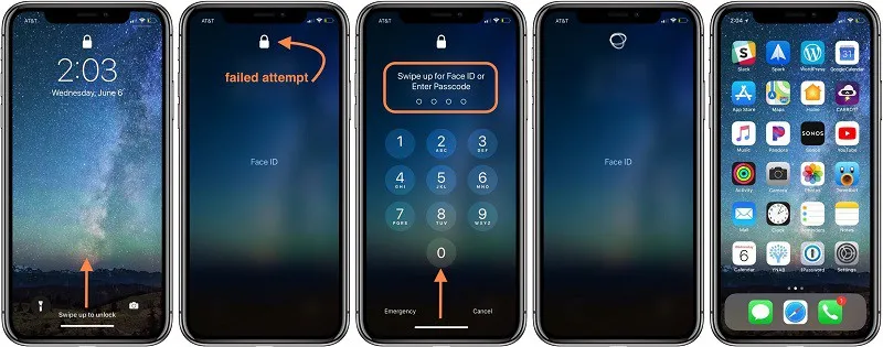 iOS 12: Cách thử lại Face ID sau một lần thử không thành công