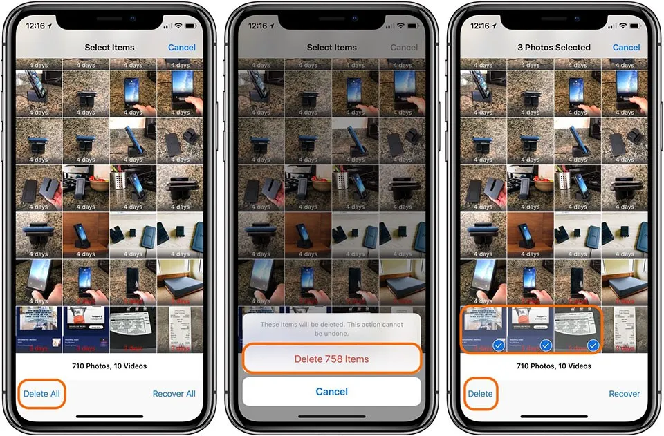 iOS 12: Cách xóa vĩnh viễn ảnh trên iPhone