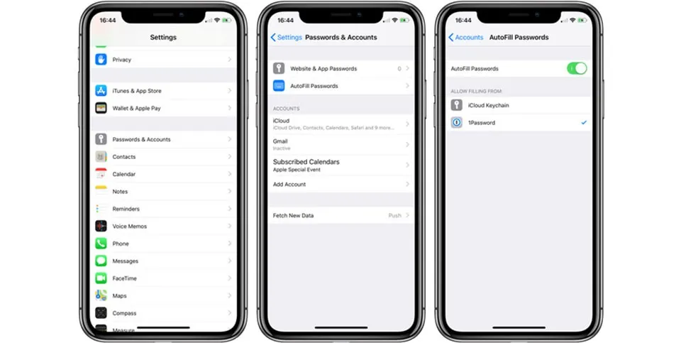 iOS 12: Tự động điền mật khẩu cho ứng dụng bên thứ ba