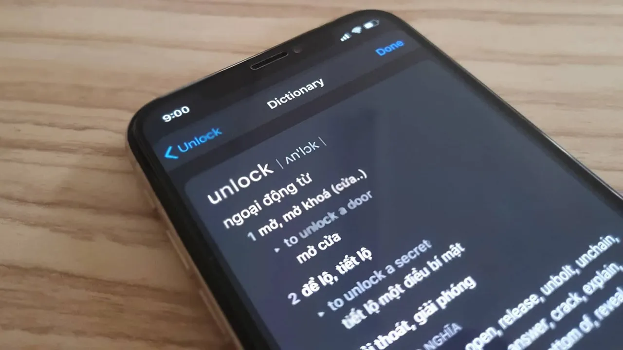 iOS 13 đã có từ điển tiếng Việt, đây là cách sử dụng