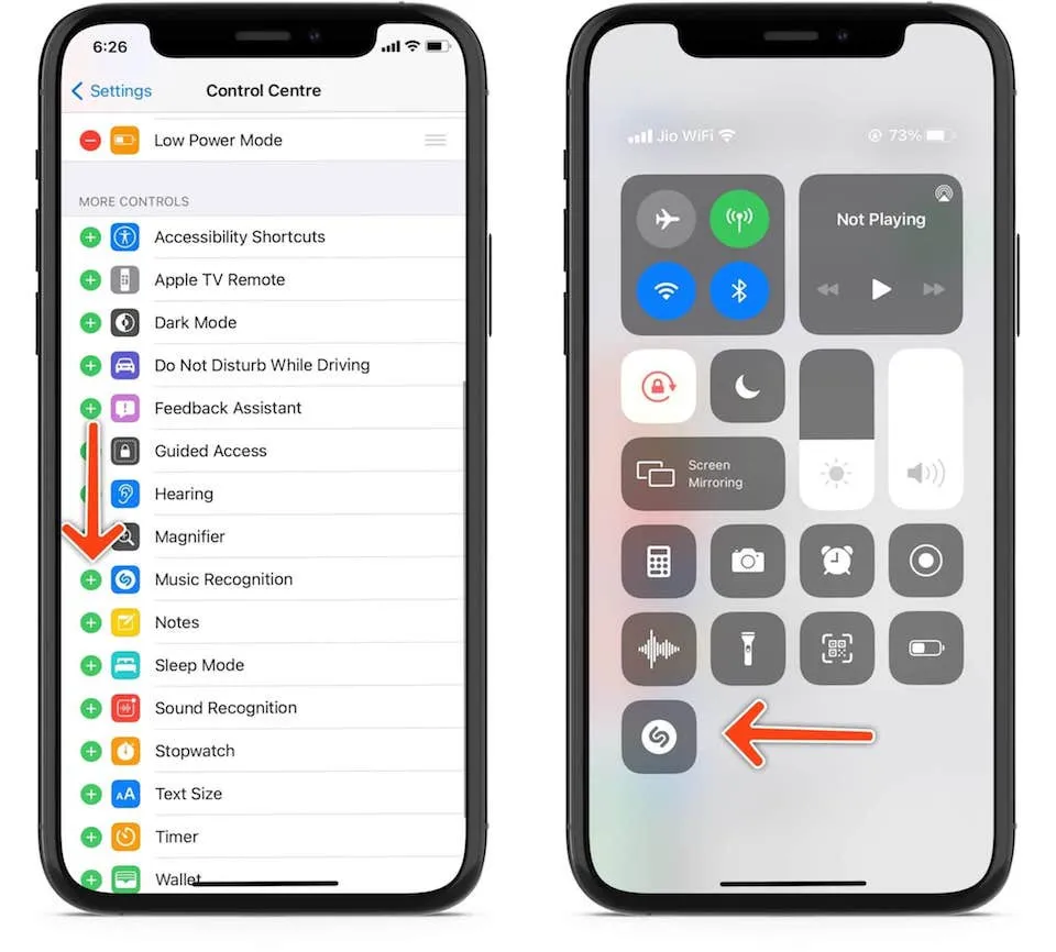 iOS 14: Cách tìm kiếm thông tin bài hát nhanh chóng thông qua Control Center