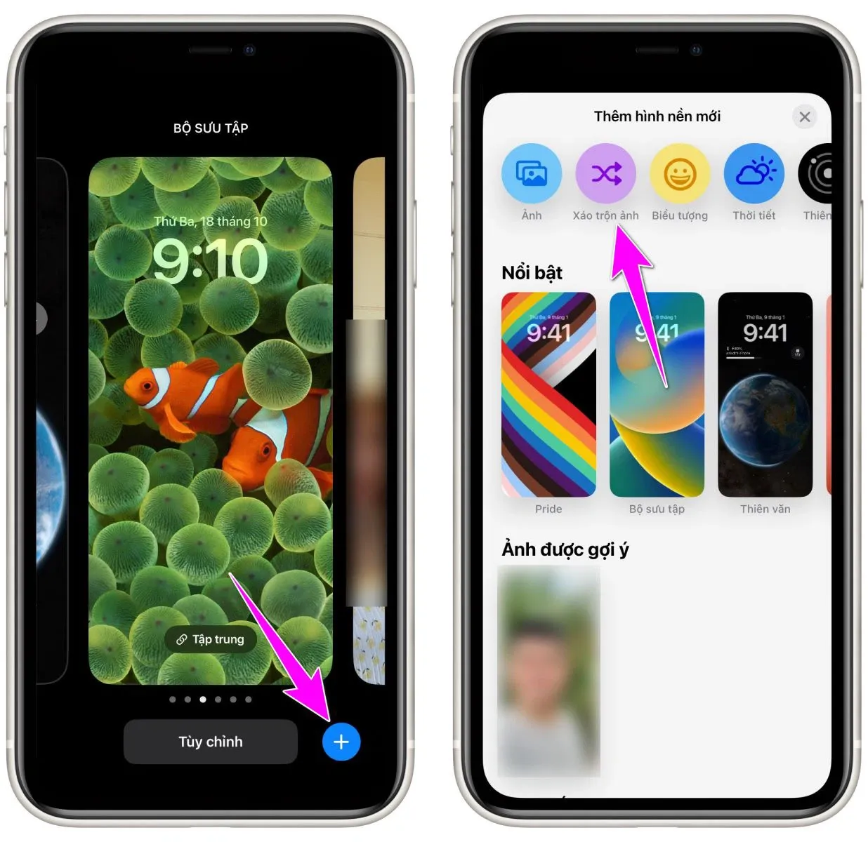 iOS 16 có tính năng tự động thay đổi hình nền màn hình khóa và đây là cách sử dụng