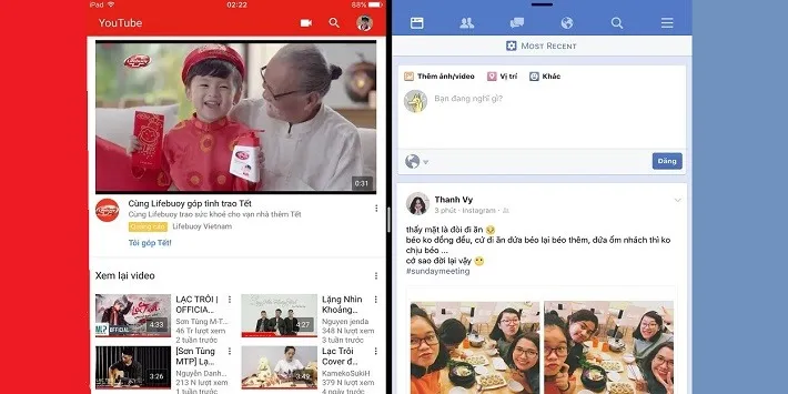 iPad có thể chia đôi màn hình, đa nhiệm song song 2 ứng dụng, bạn đã biết chưa?