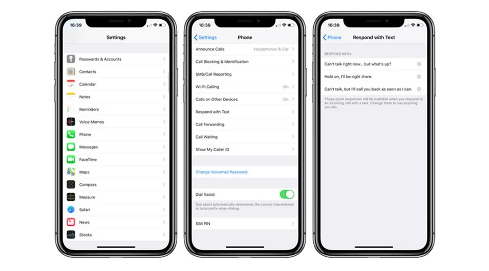 iPhone: Cách tùy chỉnh trả lời tin nhắn khi có cuộc gọi tới